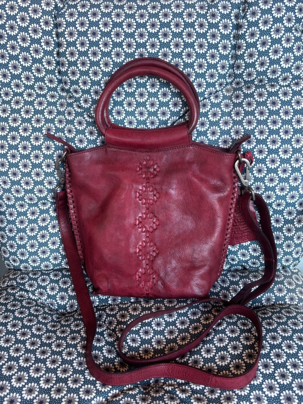 Latico Milano Crossbody in Oxblood